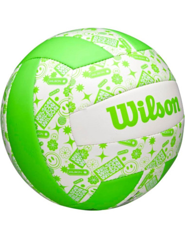 Piłka siatkowa wilson stamp vb zielono biała