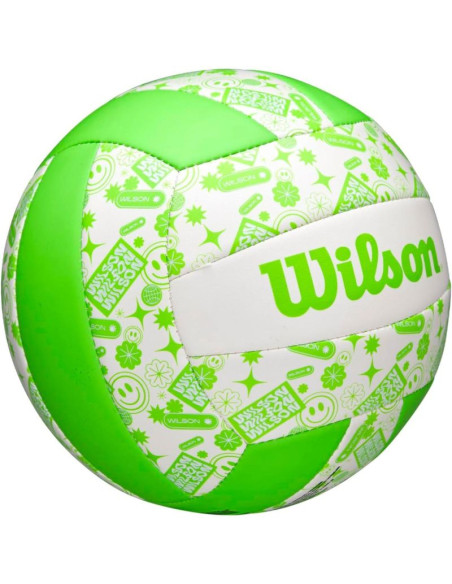 Piłka siatkowa wilson stamp vb zielono biała