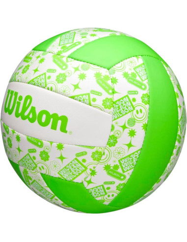 Piłka siatkowa wilson stamp vb zielono biała