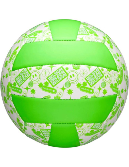 Piłka siatkowa wilson stamp vb zielono biała