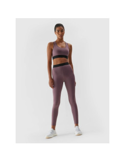 Legginsy treningowe z materiałów z recyklingu damskie 4f