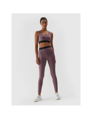Legginsy treningowe z materiałów z recyklingu damskie 4f
