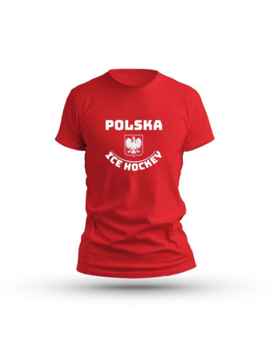 Koszulka polska ice hockey jr srebplice