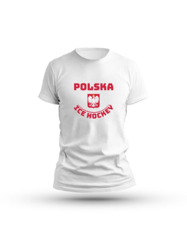 Koszulka polska ice hockey jr srebplice