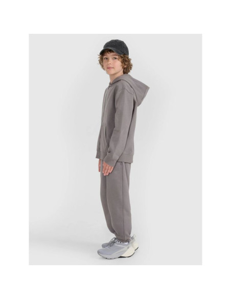 Bluza dresowa rozpinana z kapturem chłopięca 4f 4fjraw25tswsm2488-22s