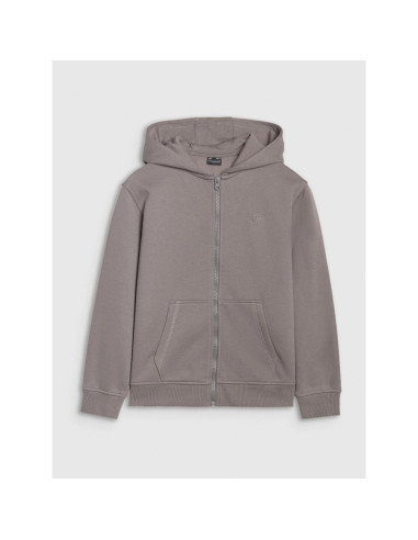 Bluza dresowa rozpinana z kapturem chłopięca 4f 4fjraw25tswsm2488-22s