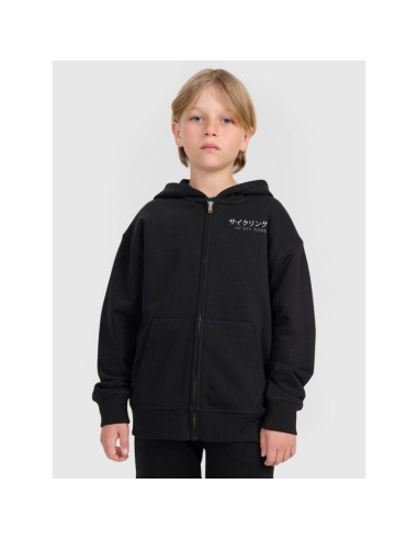 Bluza dresowa rozpinana z kapturem chłopięca 4f 4fjraw25tswsm2346-20s