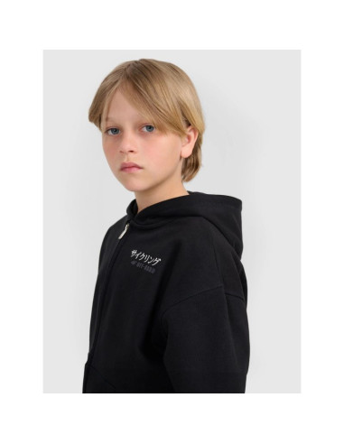 Bluza dresowa rozpinana z kapturem chłopięca 4f 4fjraw25tswsm2346-20s