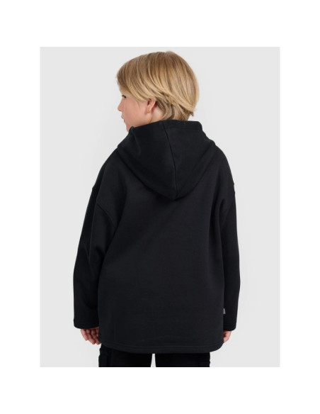 Bluza dresowa nierozpinana z kapturem chłopięca 4f 4fjraw25tswsm2345-20s