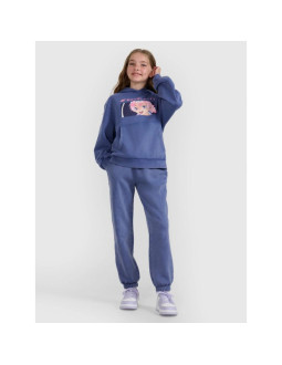 Spodnie dresowe joggery dziewczęce 4f 4fjraw25ttrof1473-33s