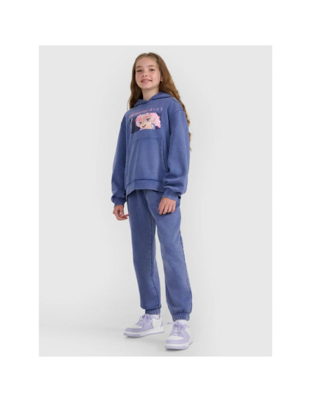 Spodnie dresowe joggery dziewczęce 4f 4fjraw25ttrof1473-33s