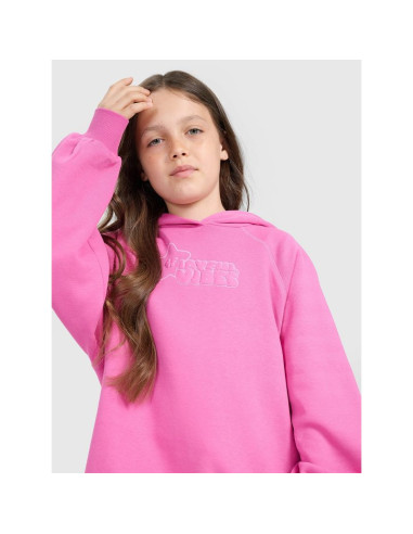 Bluza dresowa nierozpinana z kapturem dziewczęca 4f 4fjraw25tswsf2439-54s