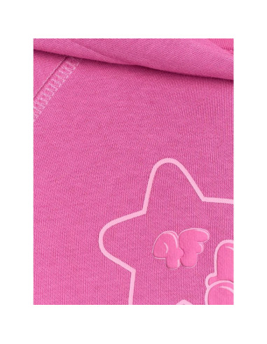 Bluza dresowa nierozpinana z kapturem dziewczęca 4f 4fjraw25tswsf2439-54s