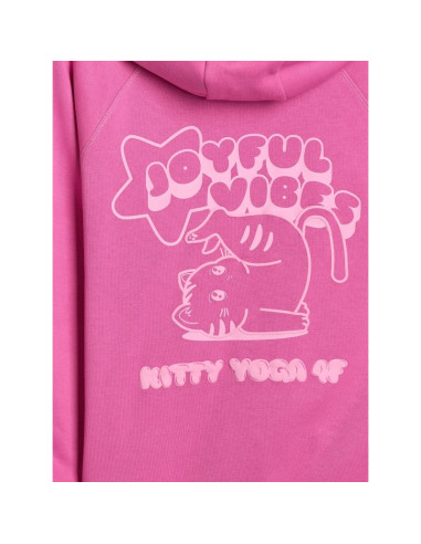 Bluza dresowa nierozpinana z kapturem dziewczęca 4f 4fjraw25tswsf2439-54s