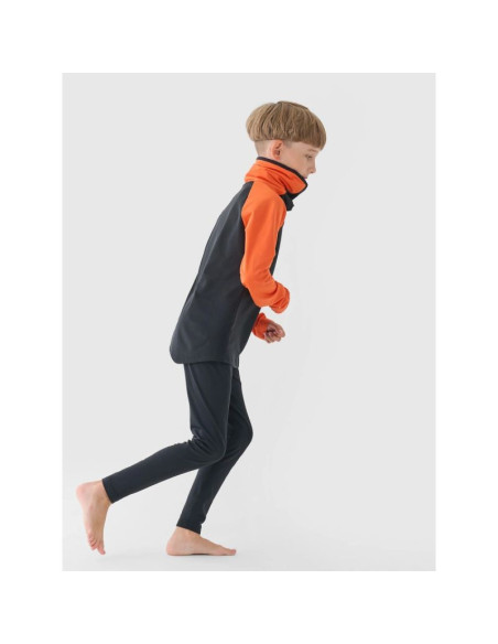 Bielizna termiczna ocieplana (góra) chłopięca 4f junior 4fjwaw24ubrum065-70s