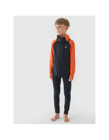 Bielizna termiczna ocieplana (góra) chłopięca 4f junior 4fjwaw24ubrum065-70s