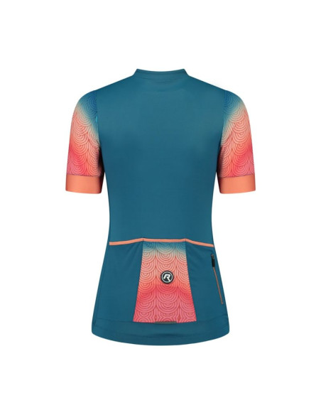 Rogelli koszulka damska waves niebiesko-koral l