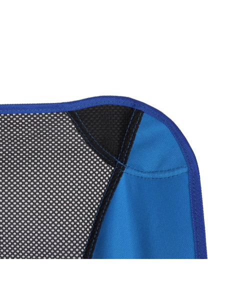 Fotel turystyczno plażowy 58x52x64cm niebieski