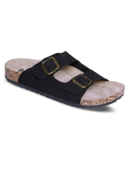 Klapki męskie lee cooper na lato elegnackie czarne (lcw-24-35-2514mc)