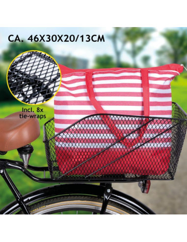 Koszyk rowerowy na bagażnik 13l dunlop