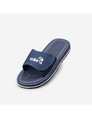 Klapki sportowe na rzep granatowe kubota