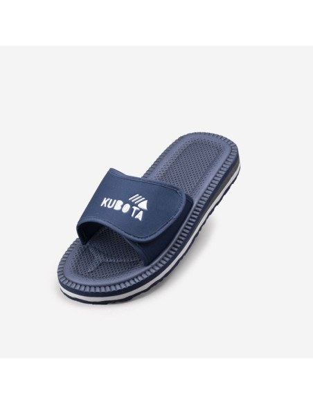 Klapki sportowe na rzep granatowe kubota