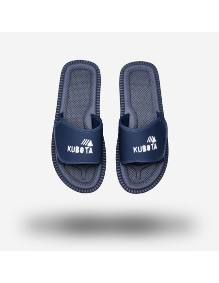 Klapki sportowe na rzep granatowe kubota