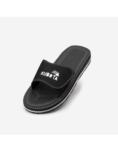 Klapki męskie plażowe basenowe na rzep czarne kubota