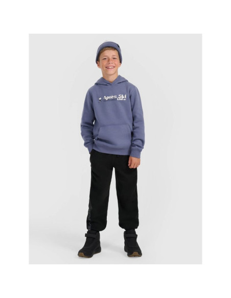 Bluza dresowa nierozpinana z kapturem chłopięca 4f 4fjraw25tswsm2416-32s