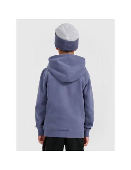 Bluza dresowa nierozpinana z kapturem chłopięca 4f 4fjraw25tswsm2416-32s