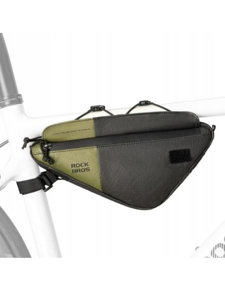 Rockbros torba pod ramę rowerową 0,7l zielona