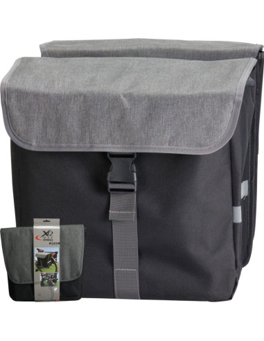 Sakwa torba rowerowa podwójna tylna na bagażnik 40l xqmax