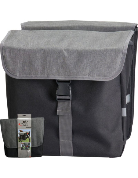 Sakwa torba rowerowa podwójna tylna na bagażnik 40l xqmax