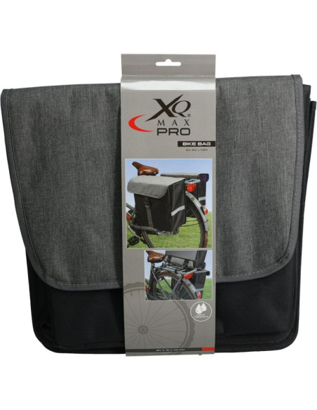Sakwa torba rowerowa podwójna tylna na bagażnik 40l xqmax