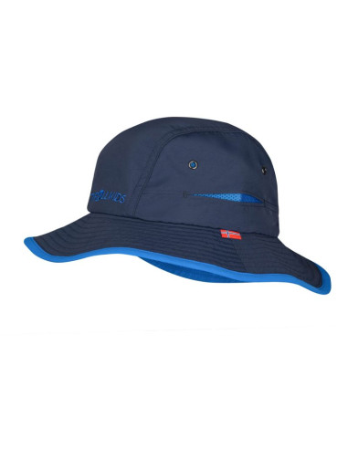 Czapka na lato dziecięca dla chłopca/dziewczynki trollkids kids troll hat navy/glow blue (945-172)
