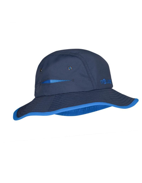 Czapka na lato dziecięca dla chłopca/dziewczynki trollkids kids troll hat navy/glow blue (945-172)