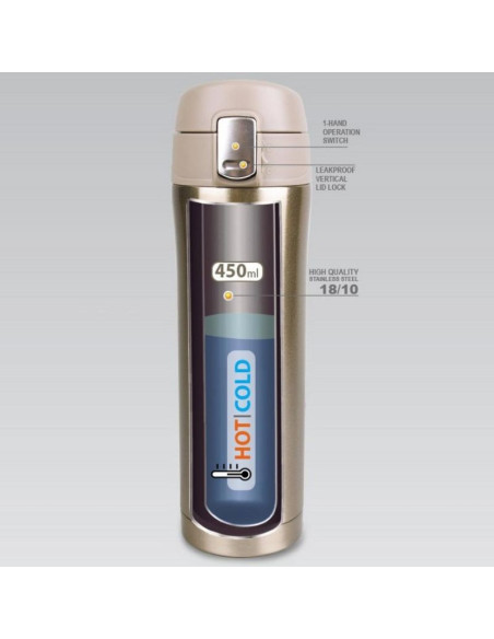 Kubek termiczny collection 450 ml maestro złoty