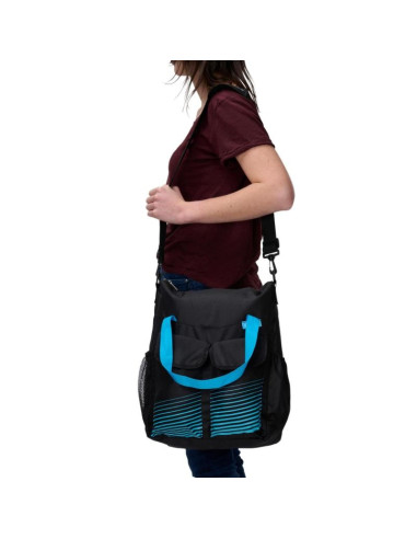 Sakwa torba rowerowa na bagażnik 20l dunlop niebieska