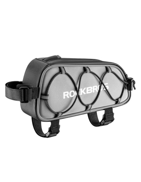 Rockbros torba rowerowa na ramę szara 0,9l