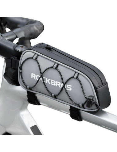 Rockbros torba rowerowa na ramę szara 0,9l