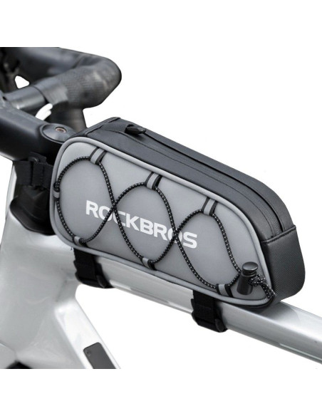 Rockbros torba rowerowa na ramę szara 0,9l