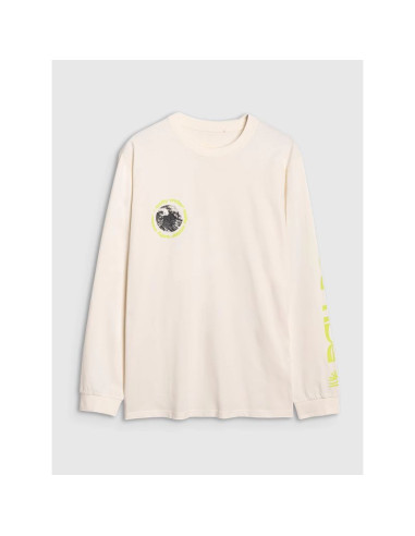 Longsleeve regular z nadrukiem męski 4f 4fwss25tlonm392-11s