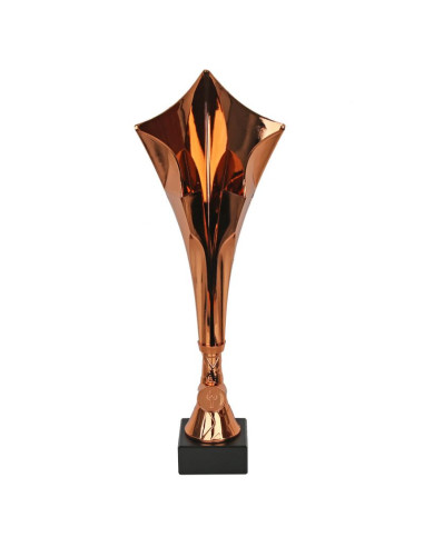 Puchar plastikowy brązowy