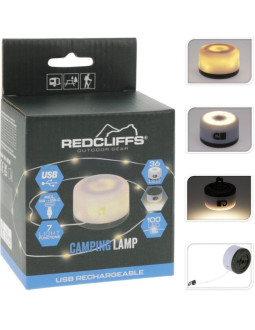 Latarka lampa camping ładowanie usb redcliffs