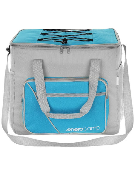 Torba termiczna 36x25x33cm błekitno szara 30l enero camp