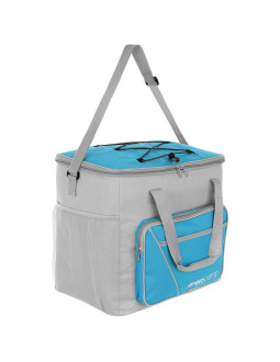 Torba termiczna 36x25x33cm błekitno szara 30l enero camp 2