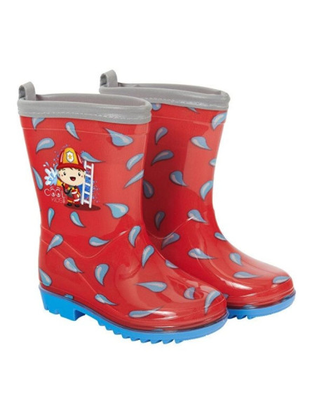 Perletti kalosze dziecięce mały strażak na deszcz dla chłopca