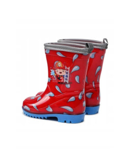 Perletti kalosze dziecięce mały strażak na deszcz dla chłopca 2