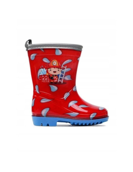 Perletti kalosze dziecięce mały strażak na deszcz dla chłopca