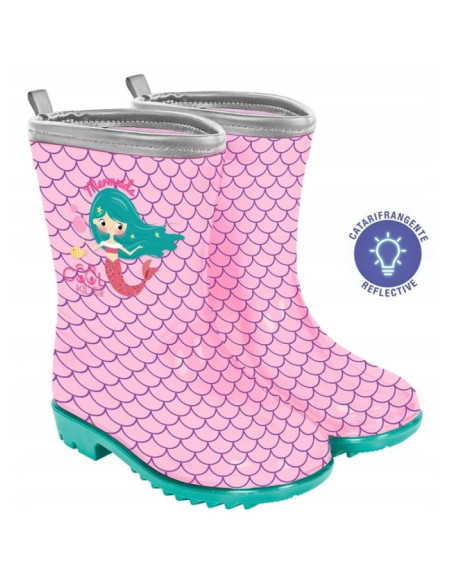 Perletti syrenka kalosze dziecięce na deszcz dla dziewczynki